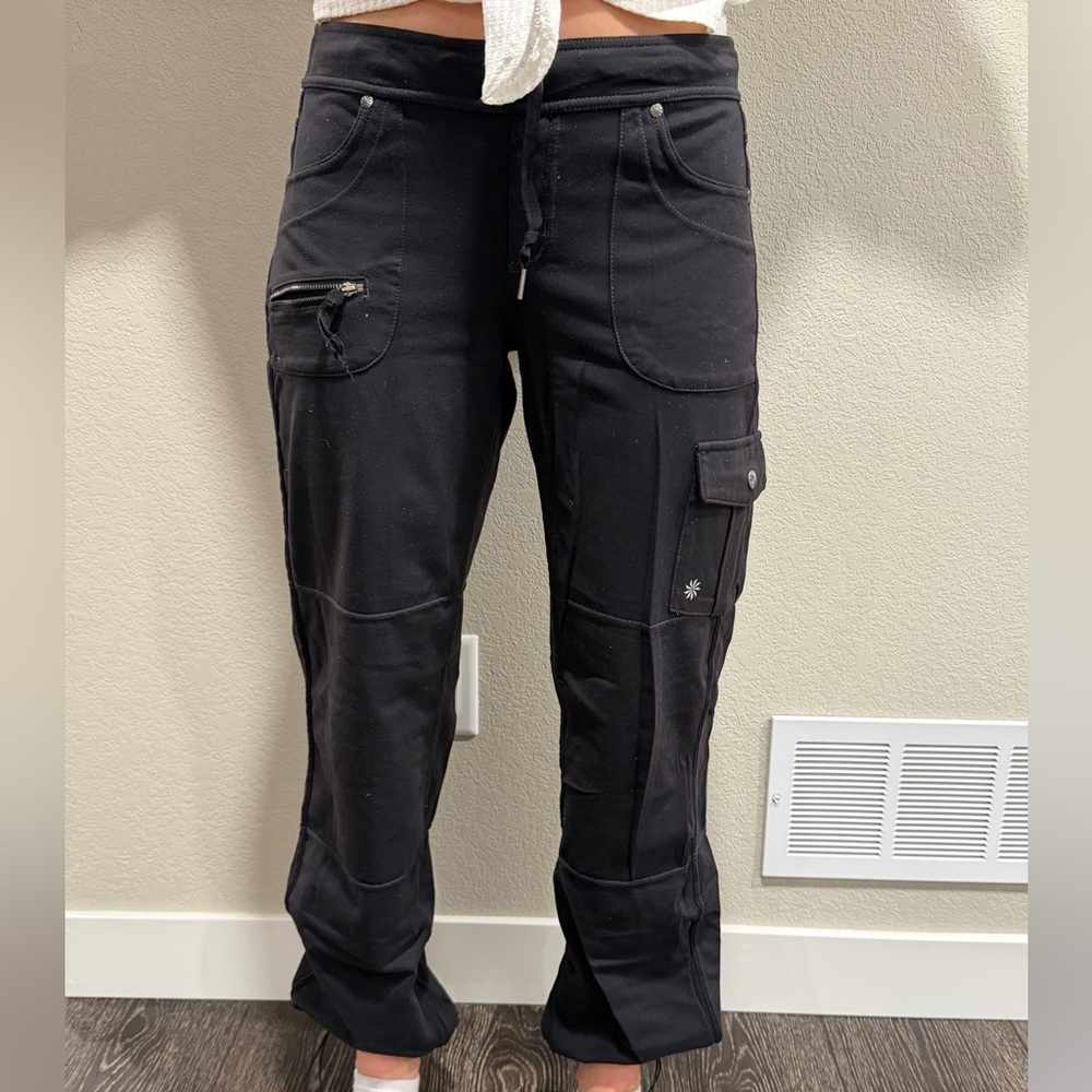 Athleta Black Drawstring Active Pants - image 1